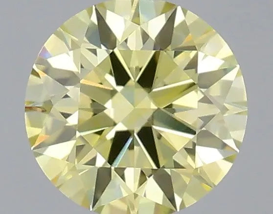 0.40ct Round Lab Grown Diamond (Colour Fancy Intense Yellow, Clarity VVS2, Cut ID, IGI Certified)