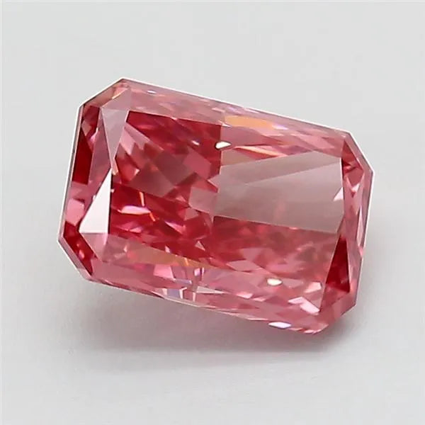 1.65ct Radiant Lab Grown Diamond (Colour Fancy Vivid Pink, Clarity VVS1, IGI Certified)