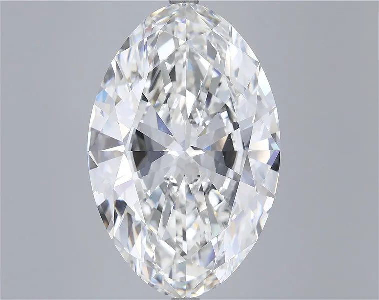 15.00ct Oval Lab Grown Diamond (Colour G, Clarity VVS2, IGI Certified)