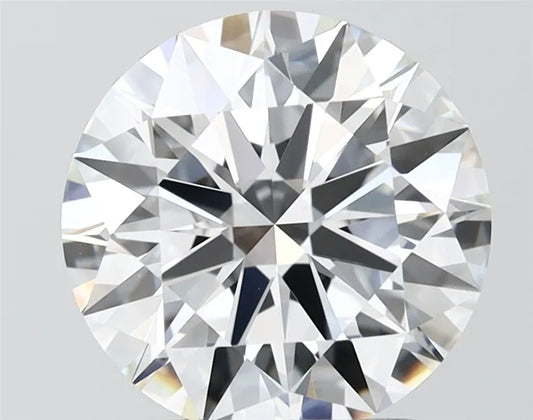 3.85ct Round Lab Grown Diamond (Colour E, Clarity VVS1, Cut ID, IGI Certified)