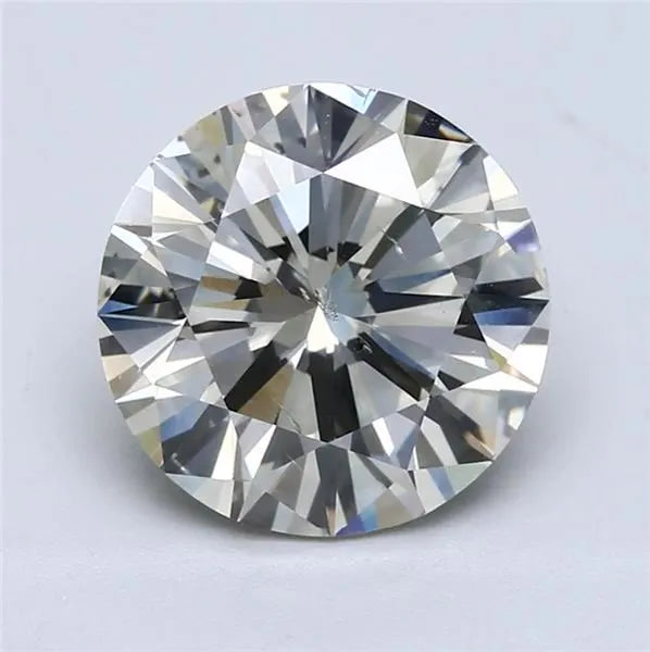 5.01ct Round Natural Diamond (Colour Fancy Light Gray, Clarity SI2, Cut GD, GIA Certified)