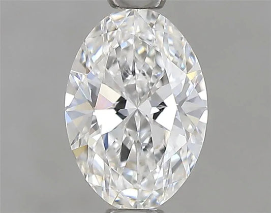 0.60ct Oval Natural Diamond (Colour E, Clarity IF, GIA Certified)
