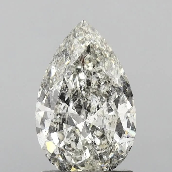 1.52ct Pear Natural Diamond (Colour I, Clarity SI2, HRD Certified)