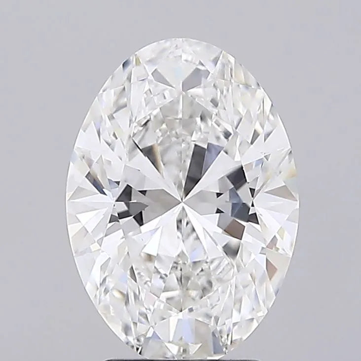 3.03ct Oval Lab Grown Diamond (Colour F, Clarity VVS2, IGI Certified)