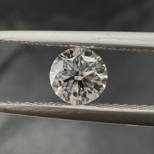 0.53 Ct Round Brilliant Natural Diamond (Colour F, Clarity VS2, GIA Certified)