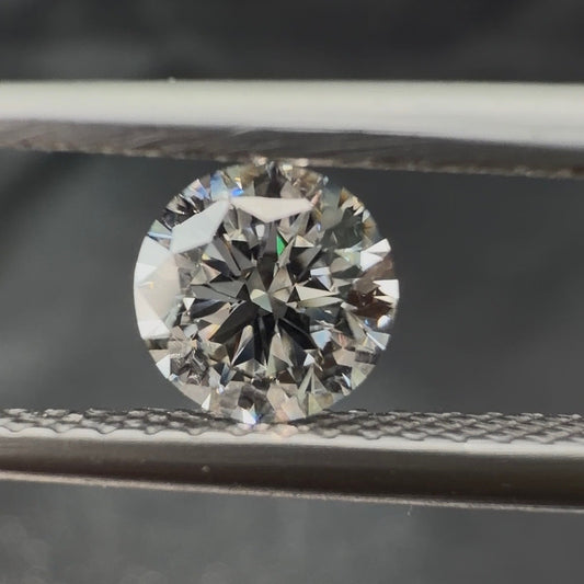 0.52 Ct Round Brilliant Natural Diamond (Colour F, Clarity VS1, GIA Certified)